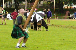 Tossing the Caber